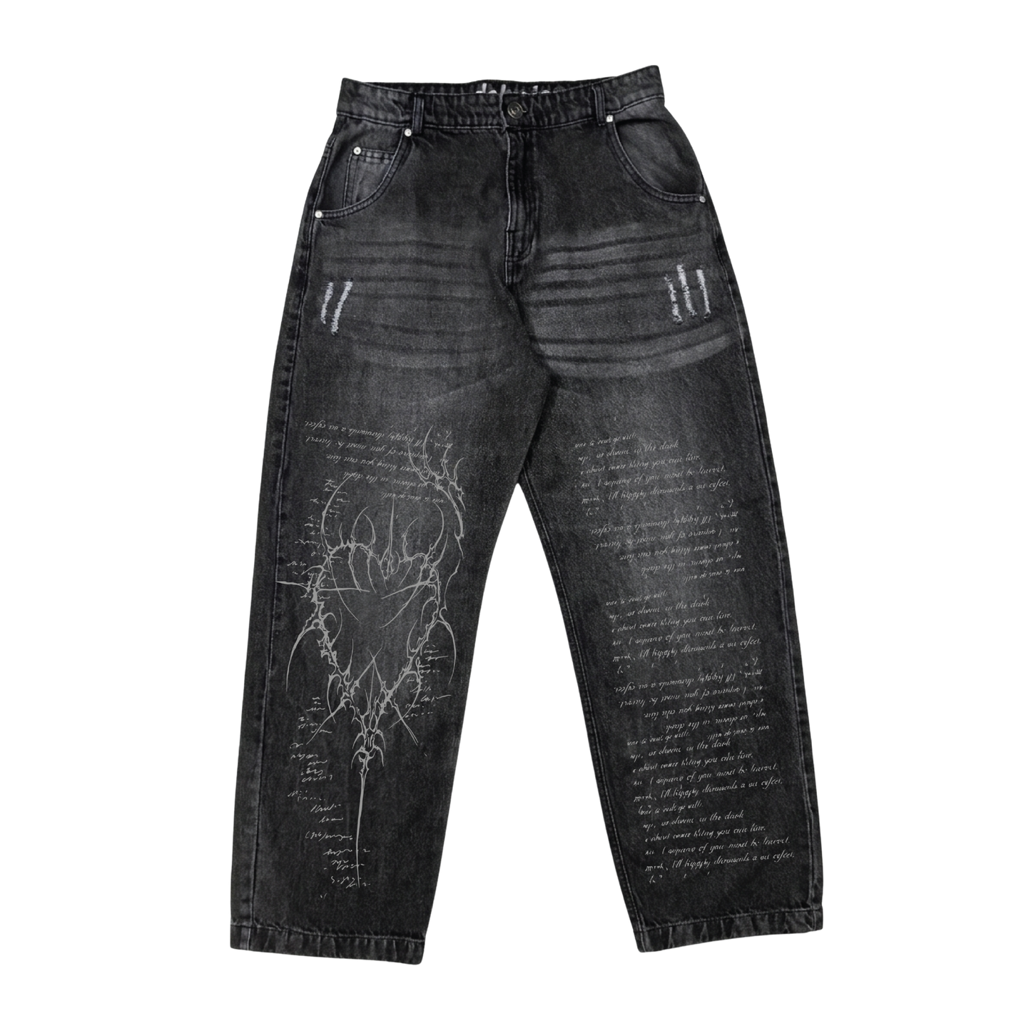 BLED DENIM PANTS