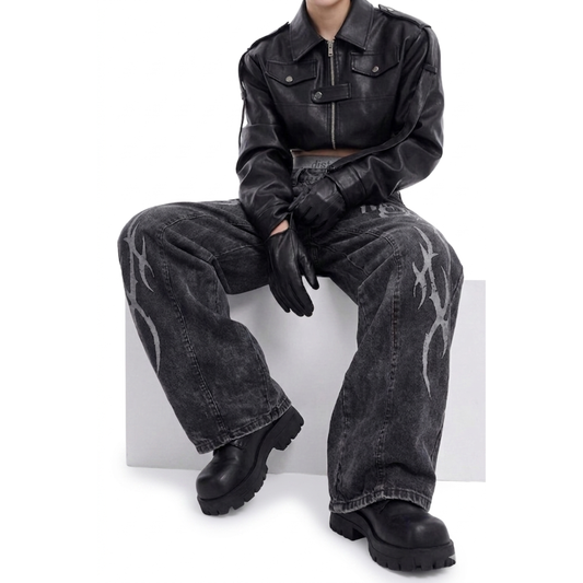 PHOBIA DENIM PANTS
