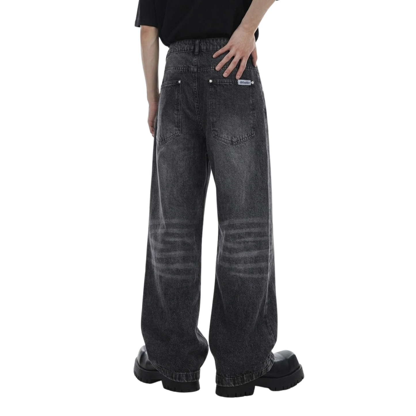 BLED DENIM PANTS