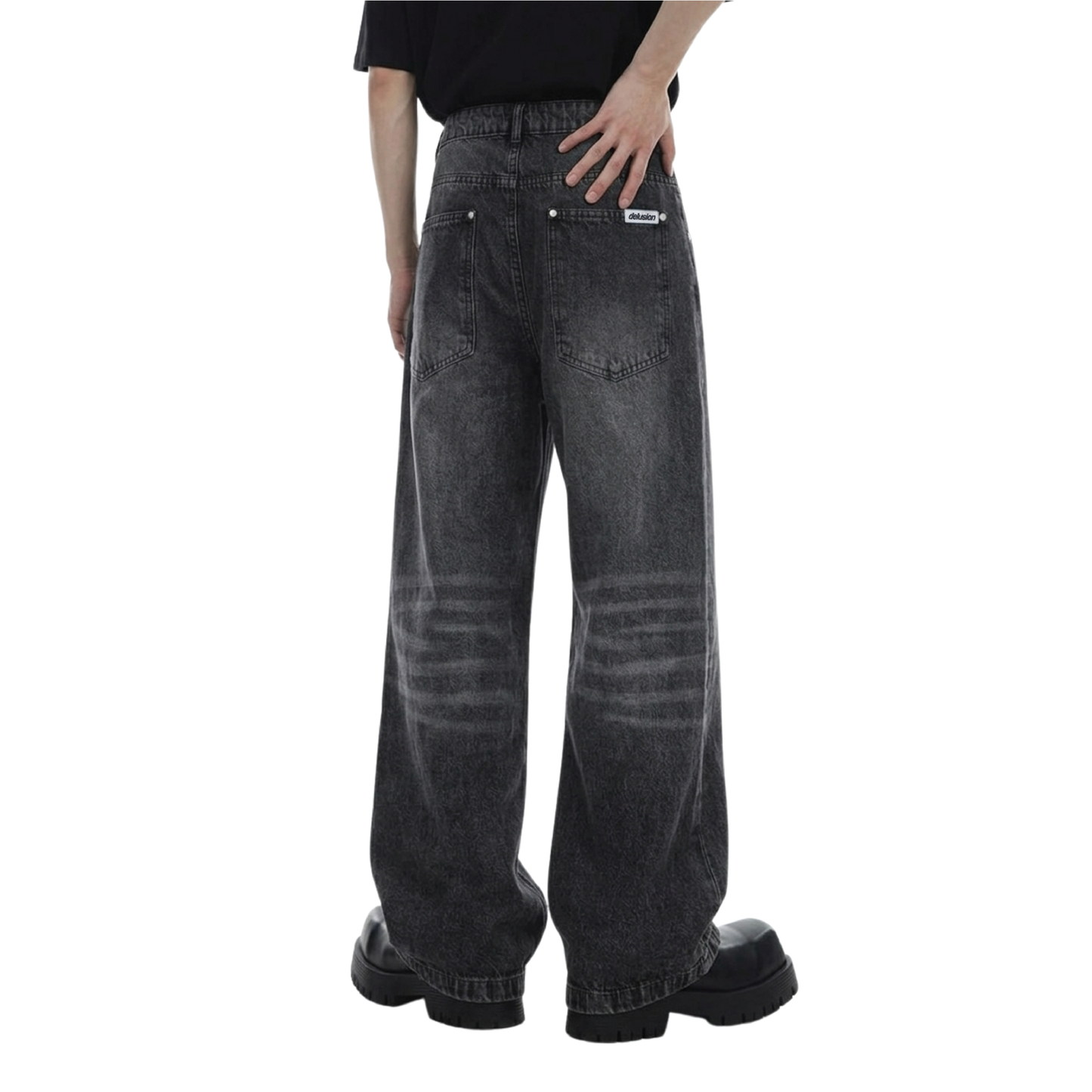 BLED DENIM PANTS